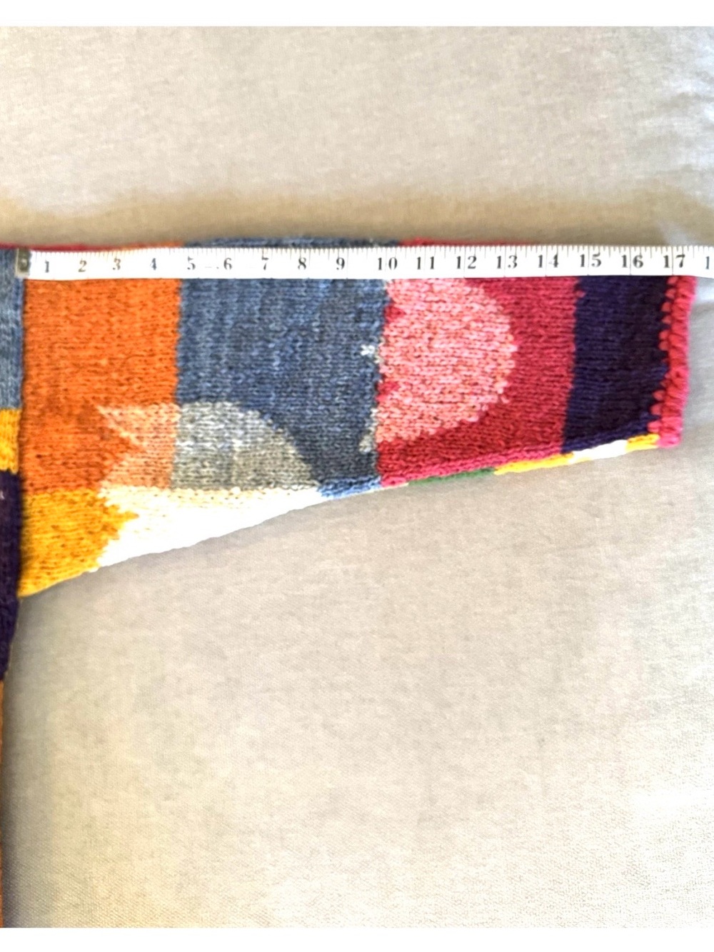 Vintage Amano Cardigan Women's
XL Multicoloured Tulips Handknit
Handmade Bolivia - Picture 3 of 6